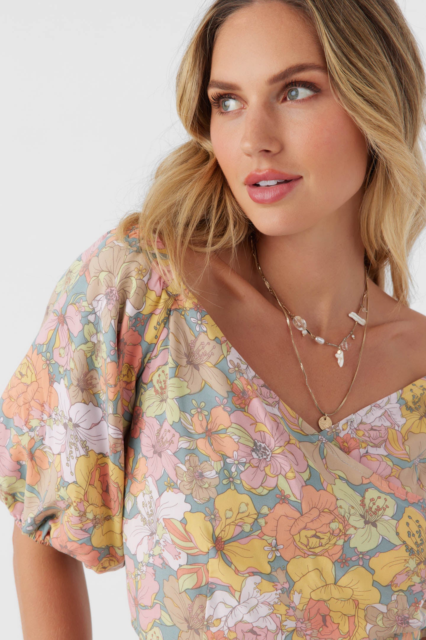 DORIAN JANIS FLORAL TOP