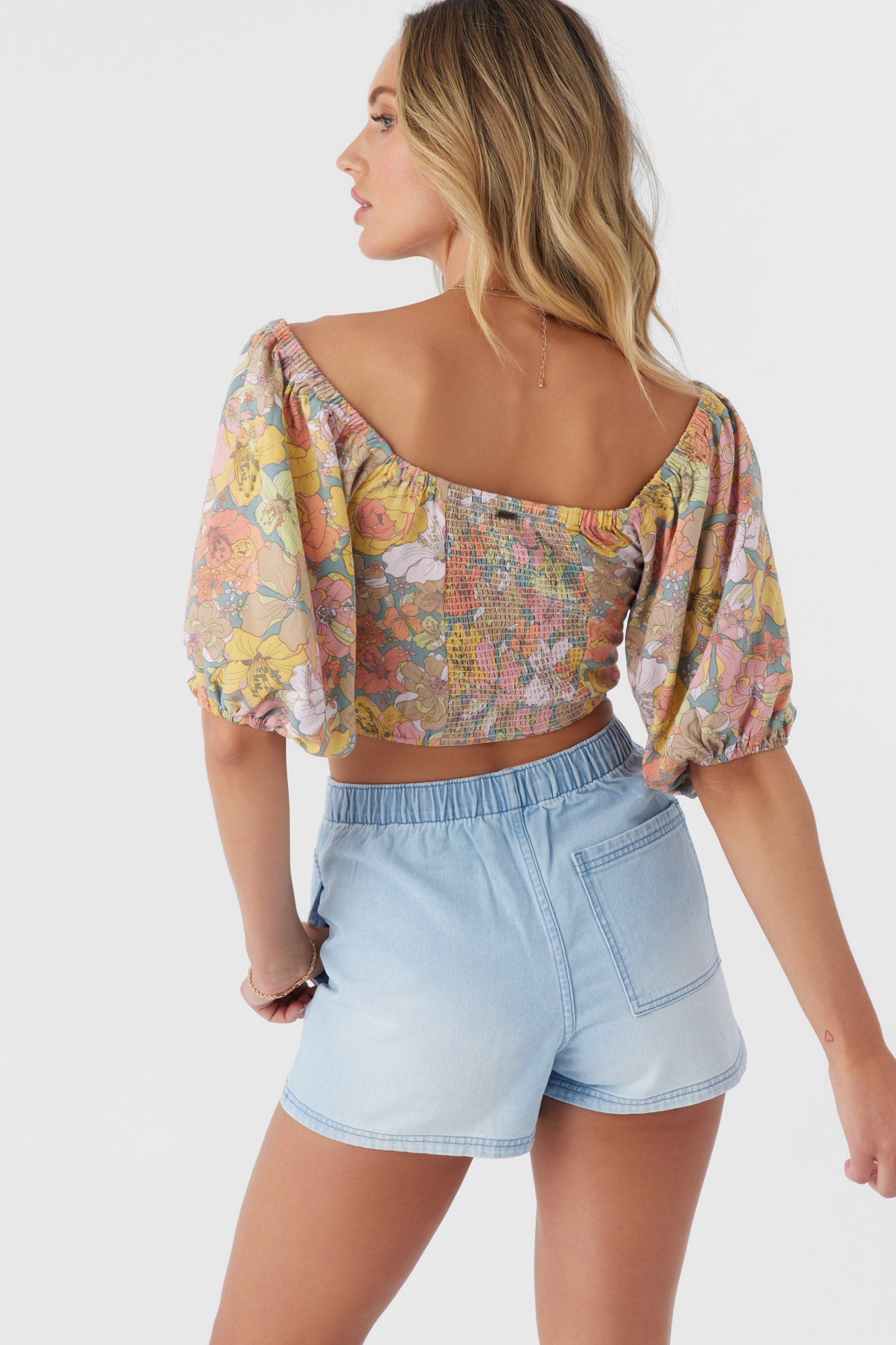 DORIAN JANIS FLORAL TOP