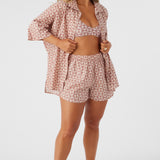 Olivia Amor Geo Oversized Cover-Up Shirt