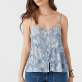 Taylor Emilia Floral Fly Away Tank Top