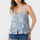 Taylor Emilia Floral Fly Away Tank Top
