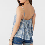 Taylor Emilia Floral Fly Away Tank Top