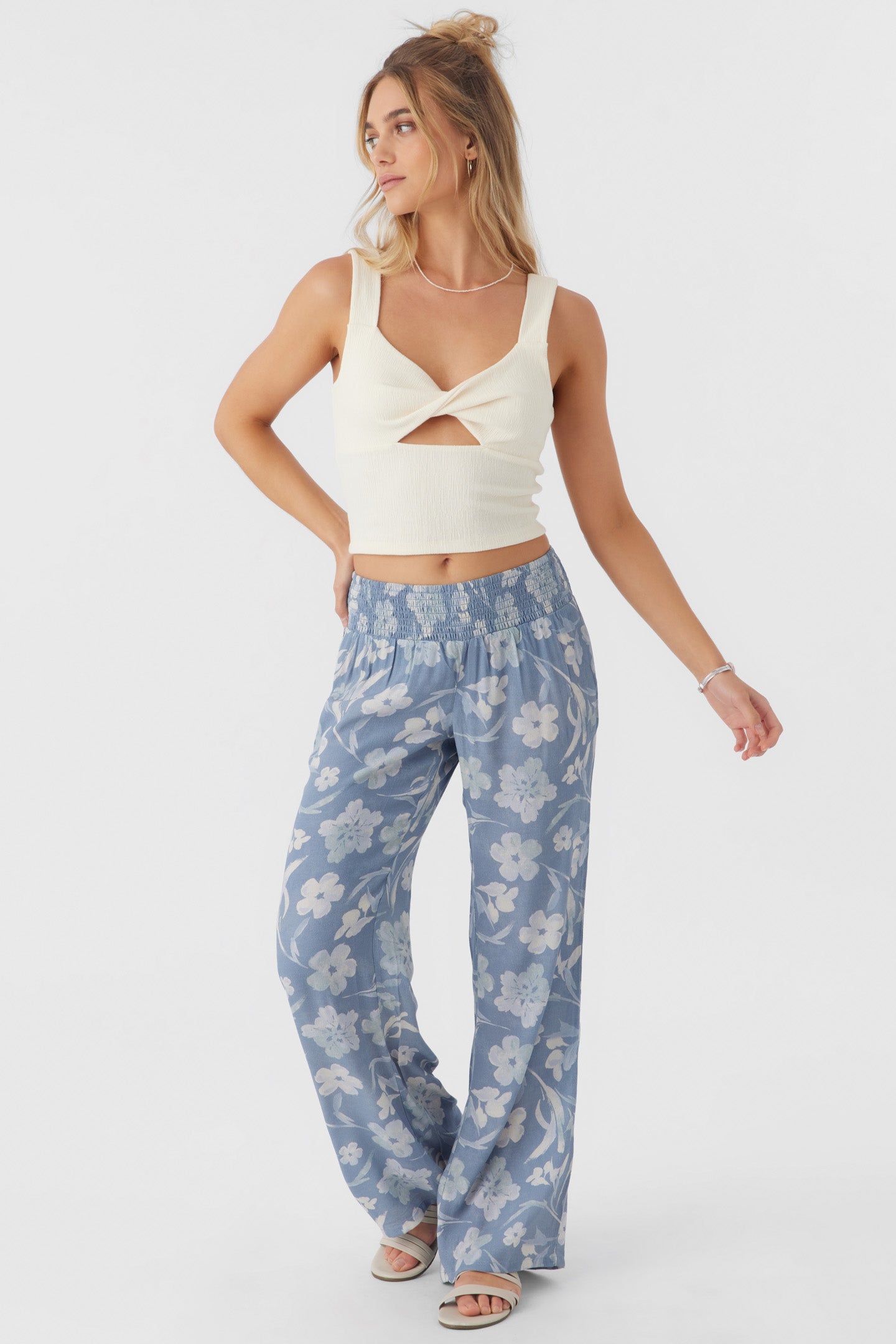 JOHNNY EMILIA FLORAL BEACH PANTS