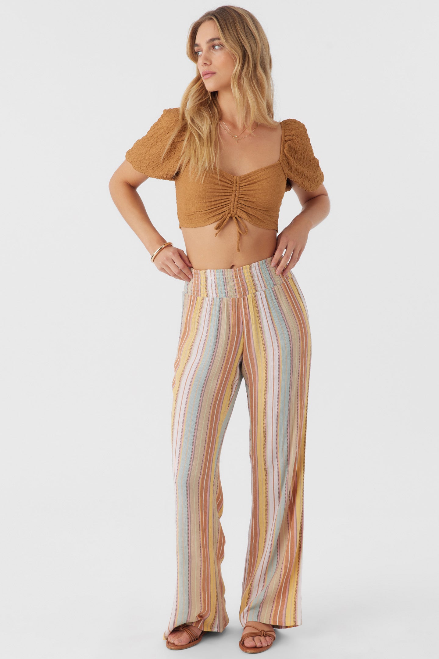 JOHNNY STRIPE BEACH PANTS