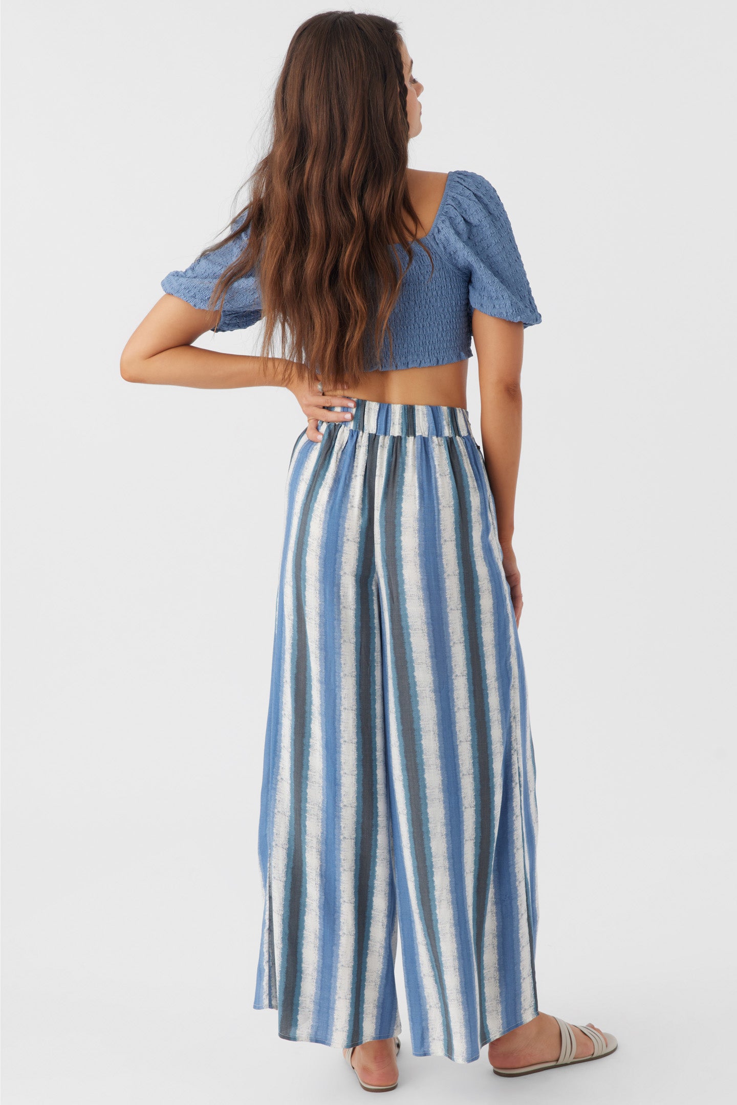 TYMEA FADED STRIPE FLY AWAY BEACH PANTS