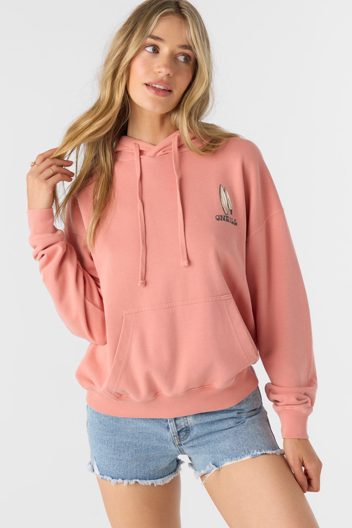 DRIFT HOODED FLEECE PULLOVER