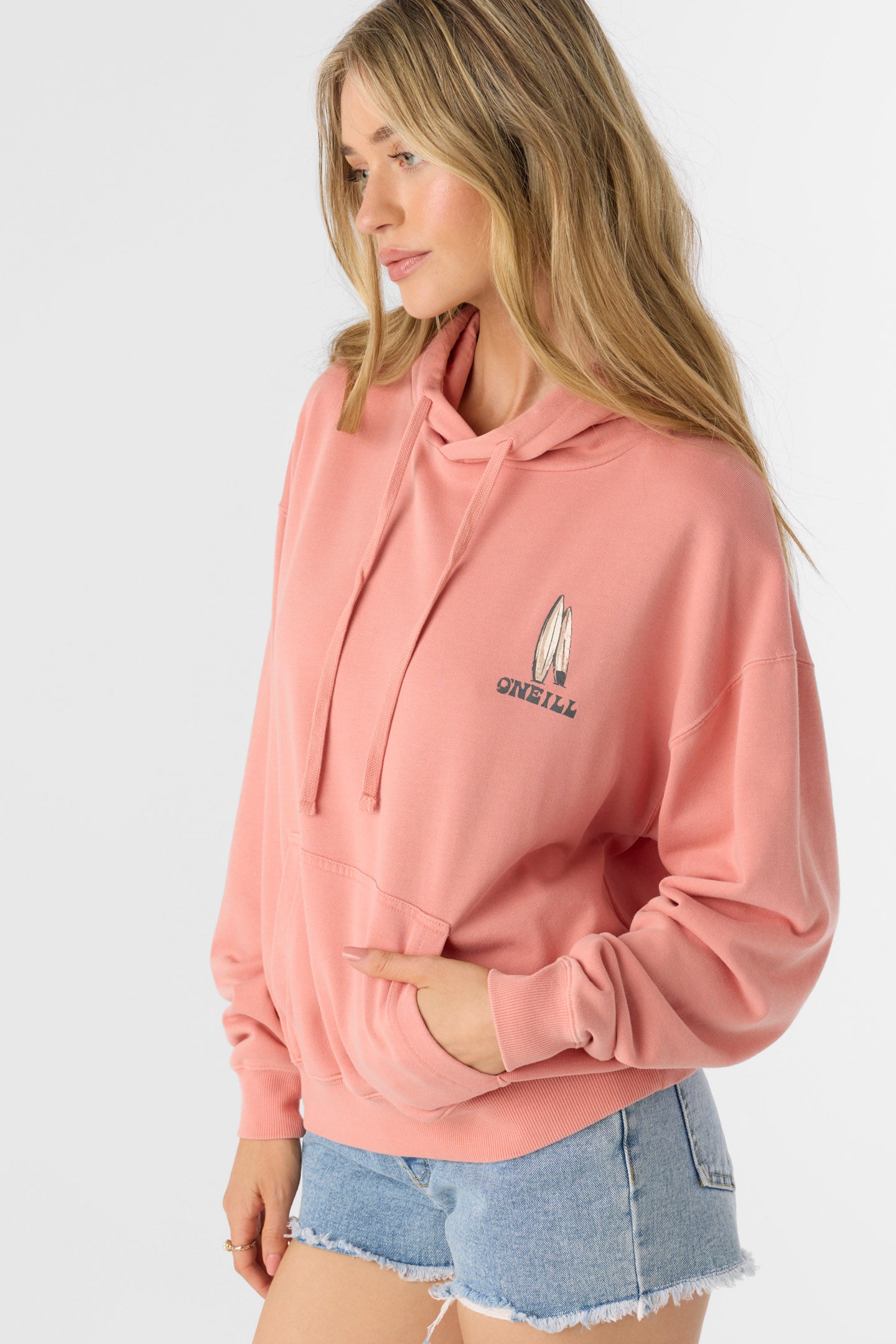 DRIFT HOODED FLEECE PULLOVER