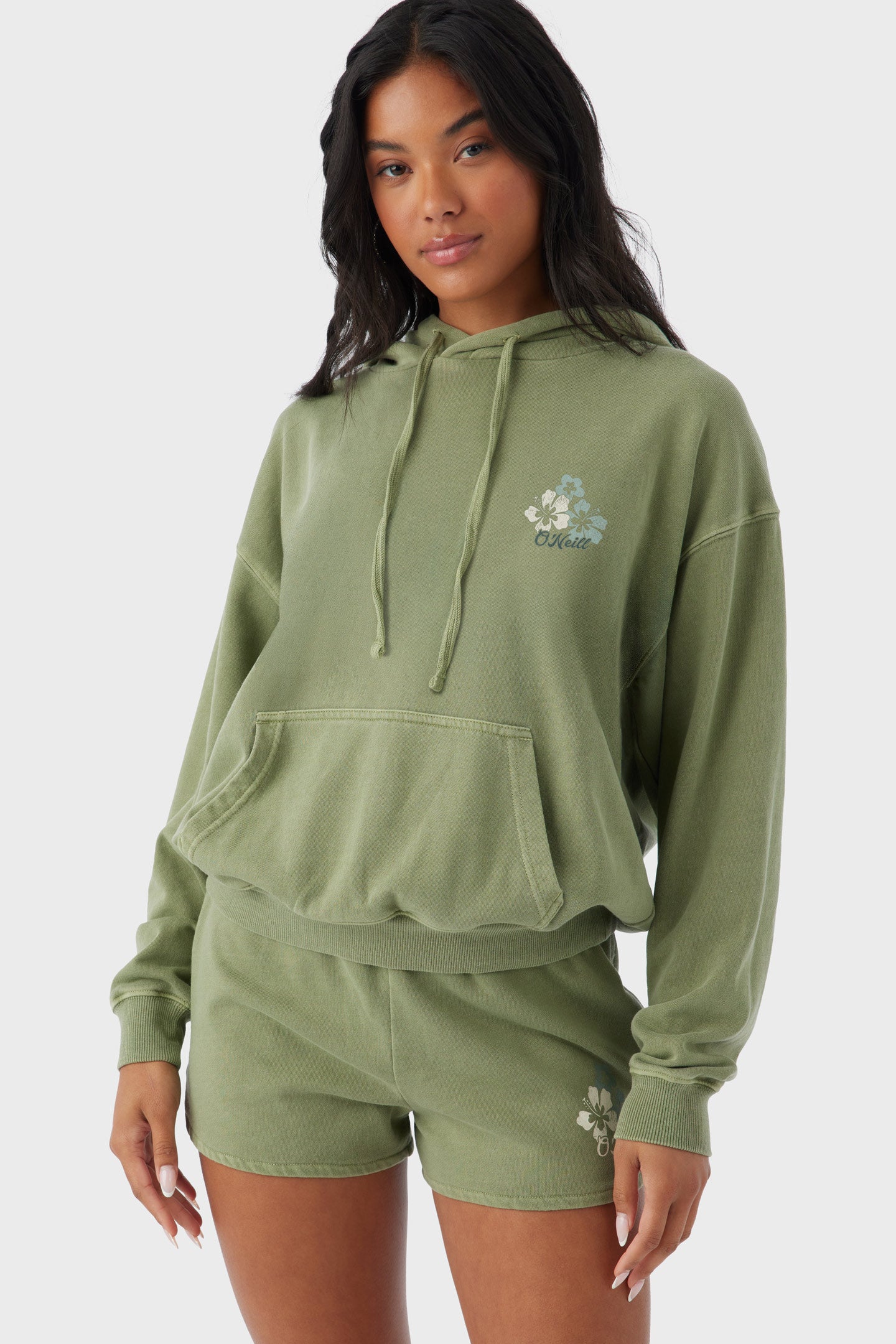 DRIFT HOODED FLEECE PULLOVER