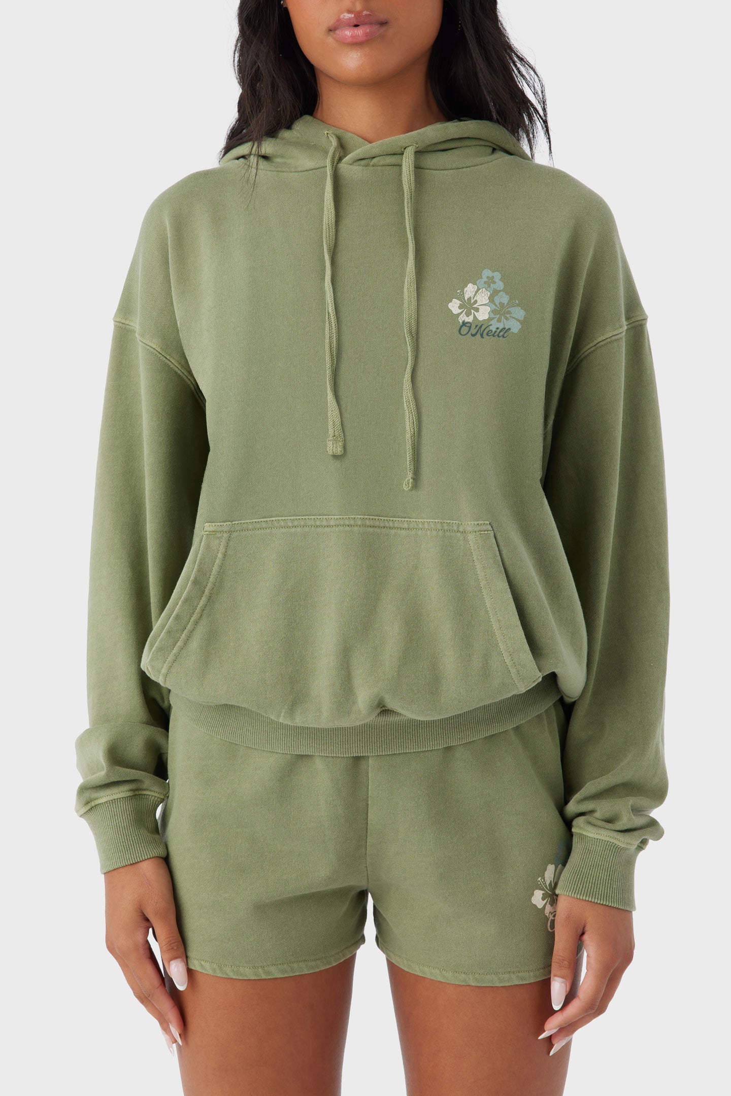 DRIFT HOODED FLEECE PULLOVER