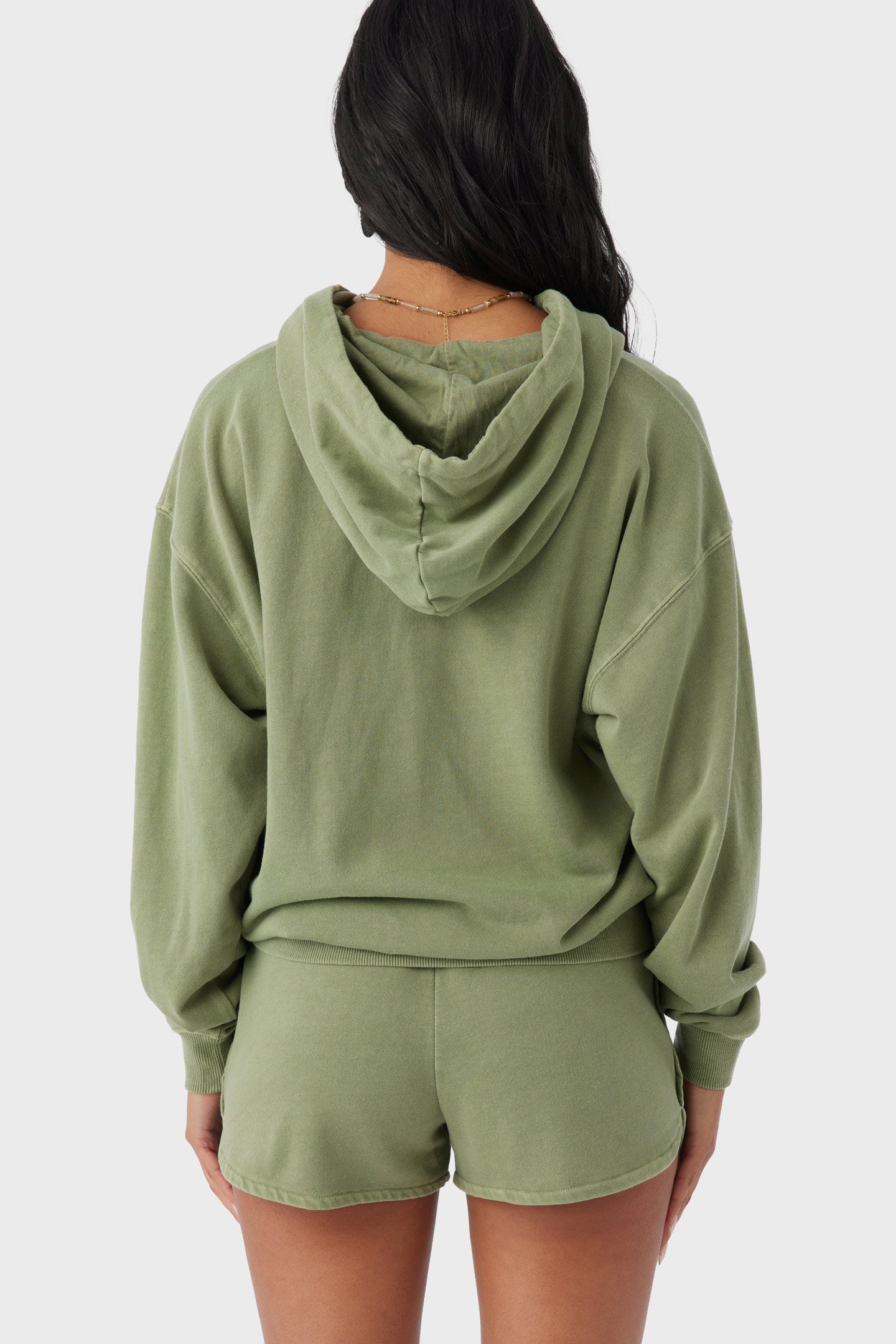 DRIFT HOODED FLEECE PULLOVER