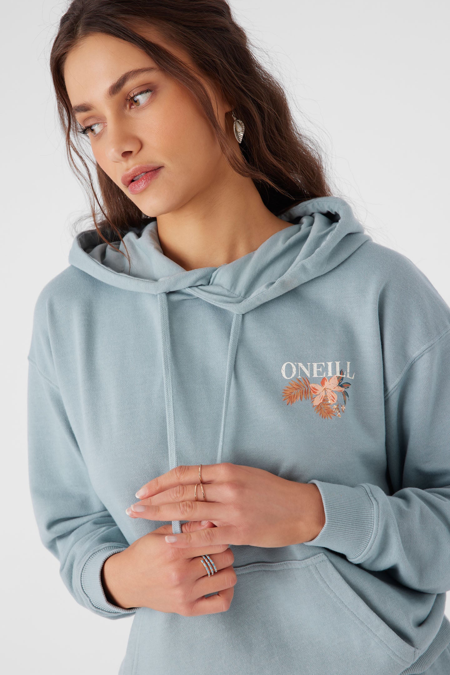 DRIFT HOODED FLEECE PULLOVER