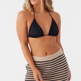 Kelsey Crochet Cover-Up Mini Skirt