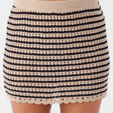 Kelsey Crochet Cover-Up Mini Skirt