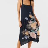 Miranda Macaw Tropical Midi Cover-Up Dress