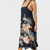 Miranda Macaw Tropical Midi Cover-Up Dress