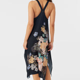 Miranda Macaw Tropical Midi Cover-Up Dress