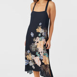 Miranda Macaw Tropical Midi Cover-Up Dress
