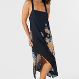 Miranda Macaw Tropical Midi Cover-Up Dress