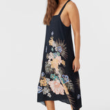 Miranda Macaw Tropical Midi Cover-Up Dress