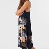 Miranda Macaw Tropical Midi Cover-Up Dress