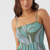 Cade Loreta Print Smocked Jumpsuit