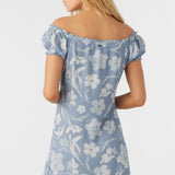Ellison Emilia Floral Off-The-Shoulder Mini Dress