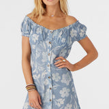 Ellison Emilia Floral Off-The-Shoulder Mini Dress