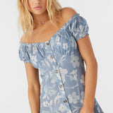 Ellison Emilia Floral Off-The-Shoulder Mini Dress