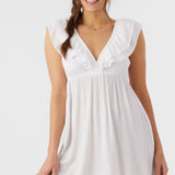 Zaina Solid Short Dress