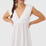 Zaina Solid Short Dress