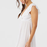 Zaina Solid Short Dress