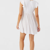Zaina Solid Short Dress