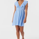 Zaina Solid Short Dress