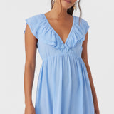 Zaina Solid Short Dress