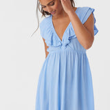 Zaina Solid Short Dress