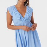 Zaina Solid Short Dress