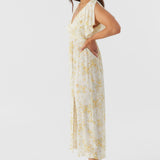 Mikel Tatianna Floral Midi Dress