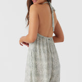 Lara Zebra Texture Halter Romper