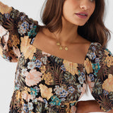 Jaslynn Macaw Tropical Romper