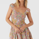 Adelle Janis Floral Smocked Dress