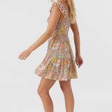 Adelle Janis Floral Smocked Dress