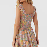 Adelle Janis Floral Smocked Dress