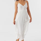 Shiba Embroidered Midi Dress