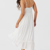 Shiba Embroidered Midi Dress