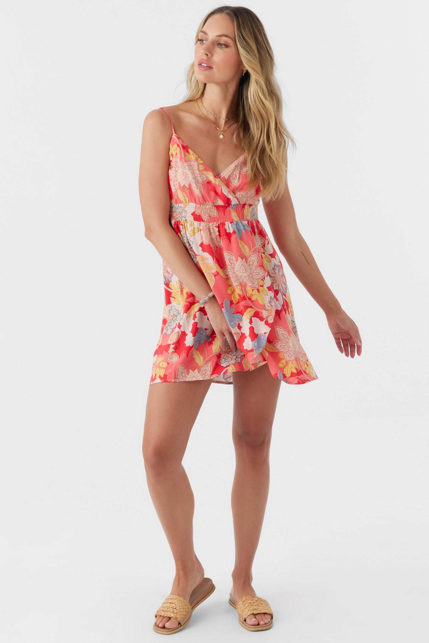 FLORENT ANTALYA FLORAL SHORT DRESS