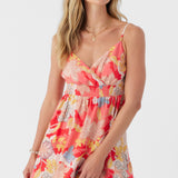 Florent Antalya Floral Short Dress