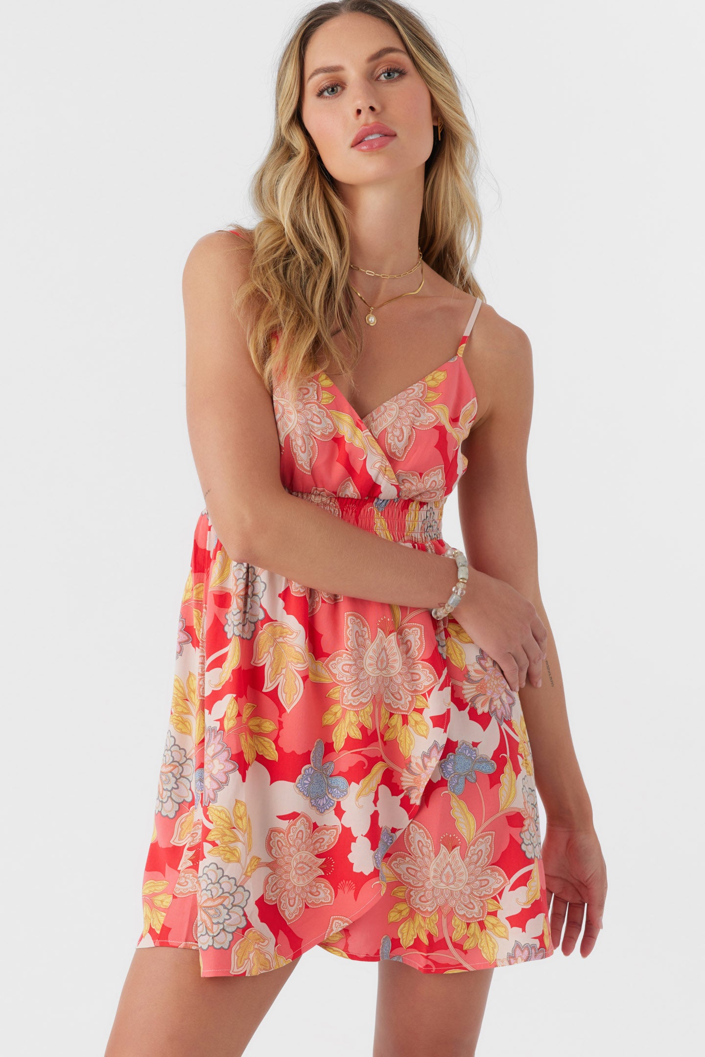 FLORENT ANTALYA FLORAL SHORT DRESS