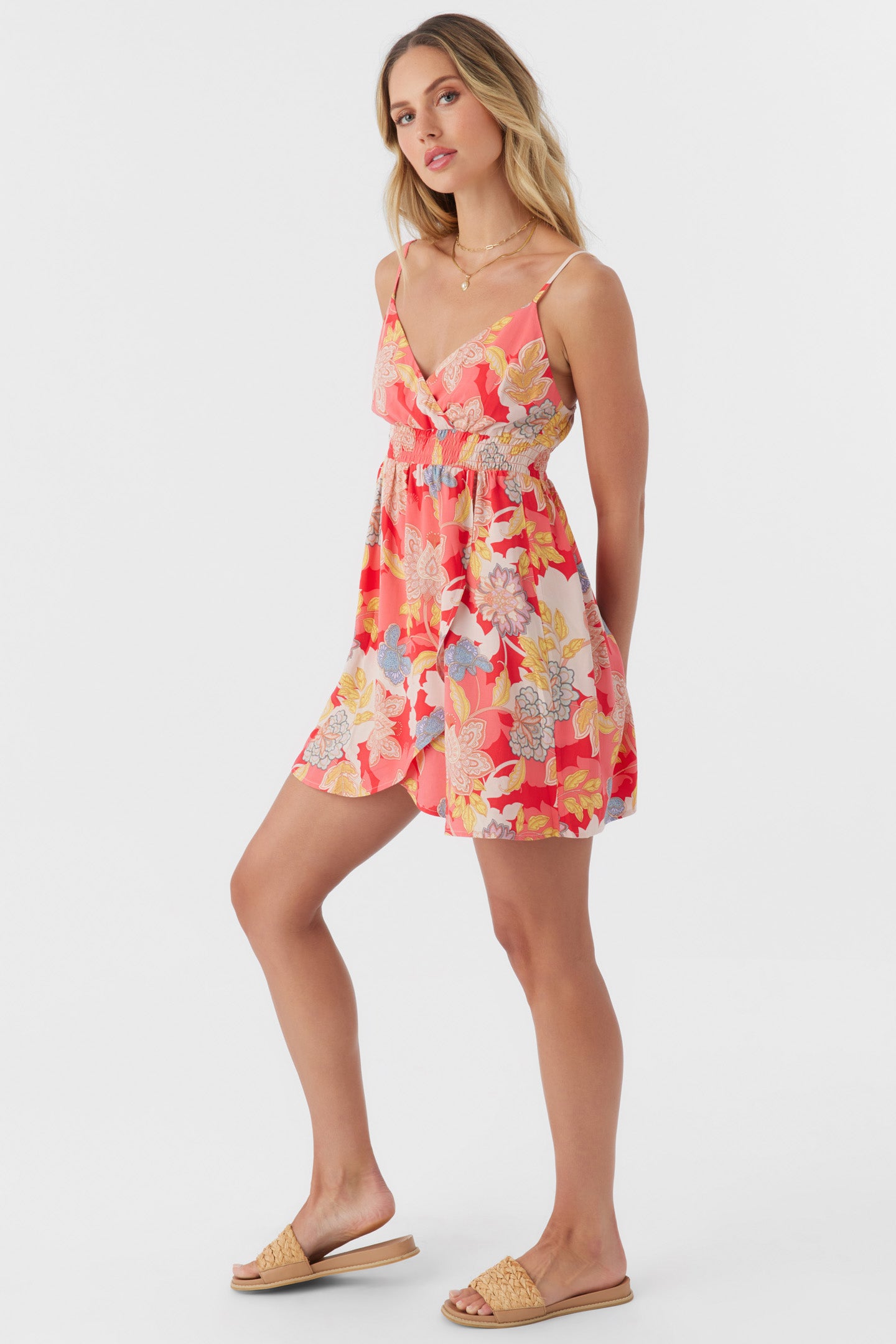 FLORENT ANTALYA FLORAL SHORT DRESS