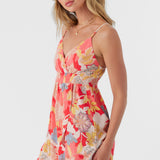 Florent Antalya Floral Short Dress