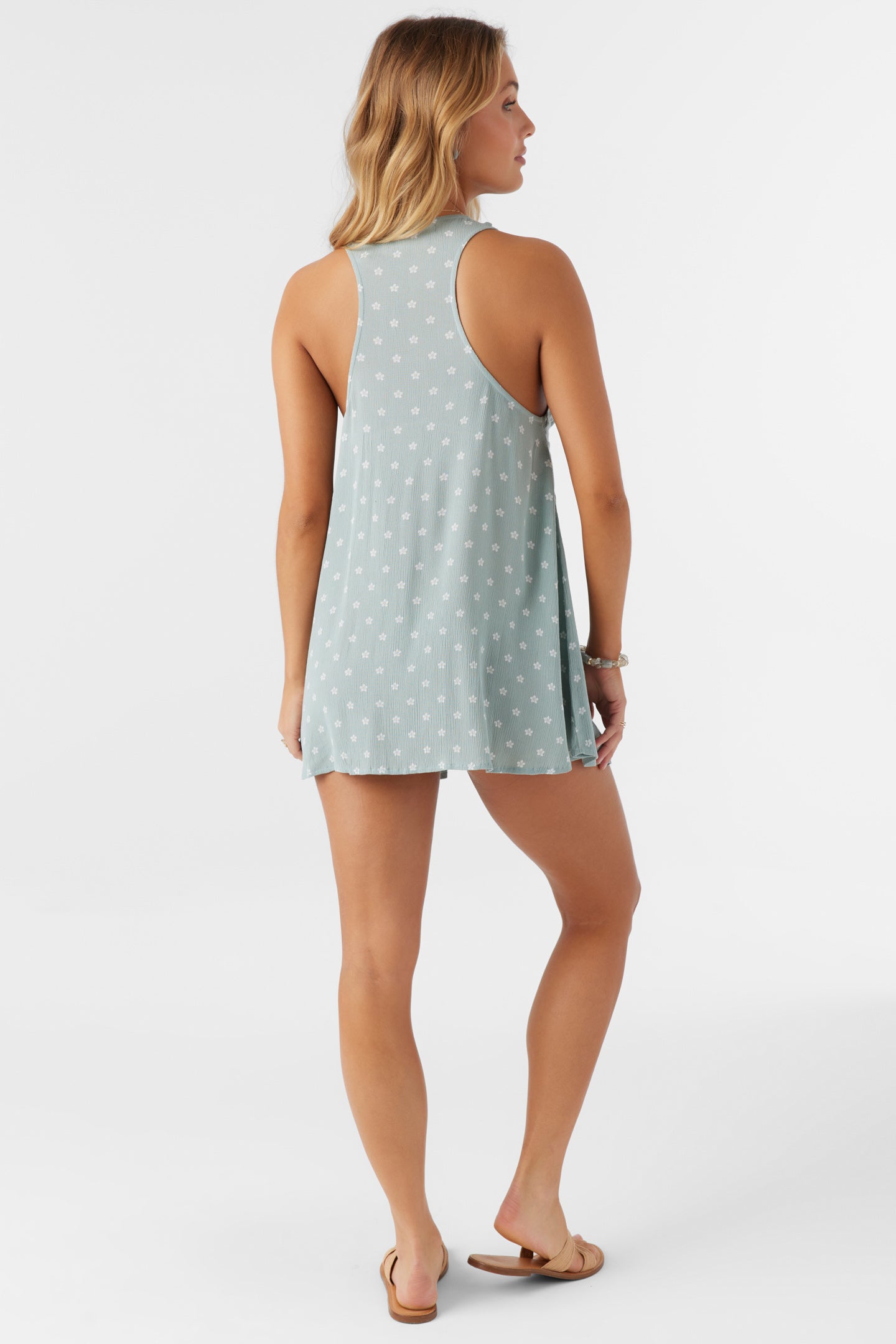 SARAH & 10% WATER FALL カバー7インチ Saltwater Essentials Sarah Printed Dress - Silver Blue | O'Neill